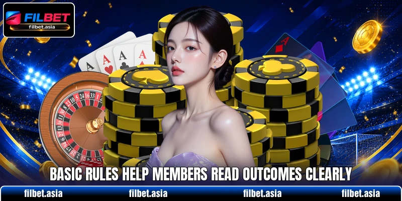 Basic rules help members read outcomes clearly Basic rules help members read outcomes clearly