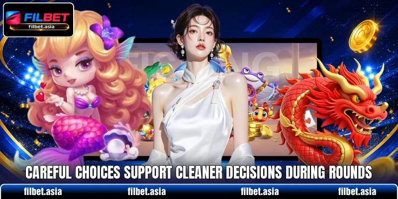 Careful choices support cleaner decisions during rounds Careful choices support cleaner decisions during rounds