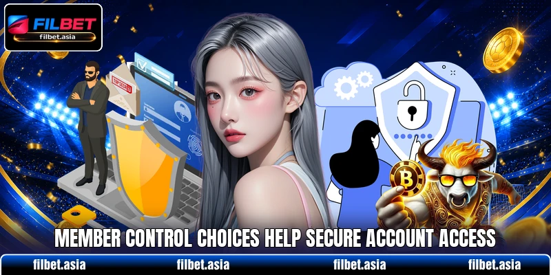 Member control choices help secure account access Member control choices help secure account access