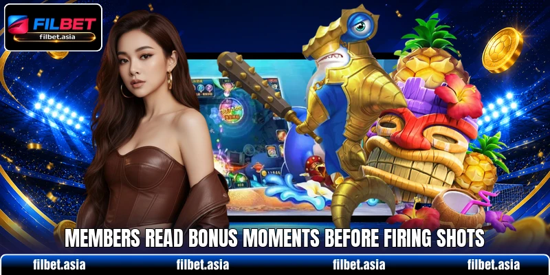 Members read bonus moments before firing shots Members read bonus moments before firing shots