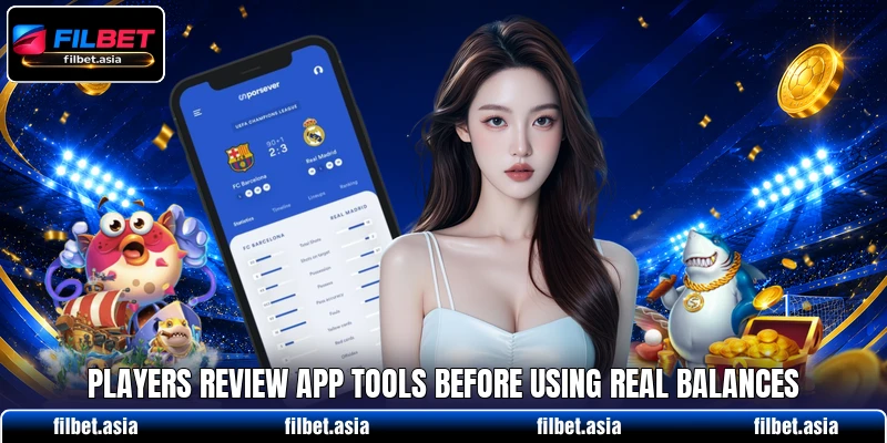 Players review app tools before using real balances Players review app tools before using real balances