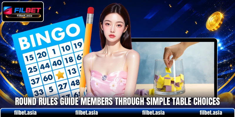 Round rules guide members through simple table choices Round rules guide members through simple table choices