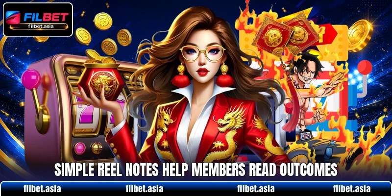 Simple reel notes help members read outcomes Simple reel notes help members read outcomes
