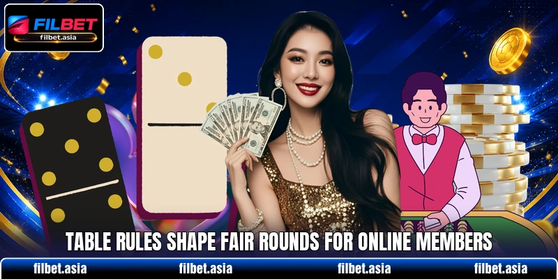 Table rules shape fair rounds for online members Table rules shape fair rounds for online members